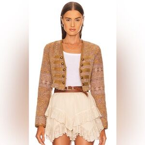 NEW FREE PEOPLE JULIETTE CROPPED JACKET